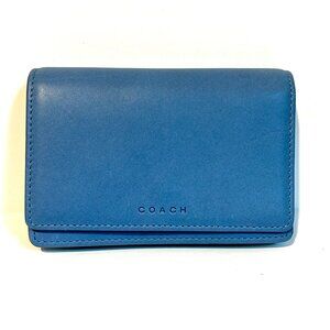 Coach Wallet: Blue